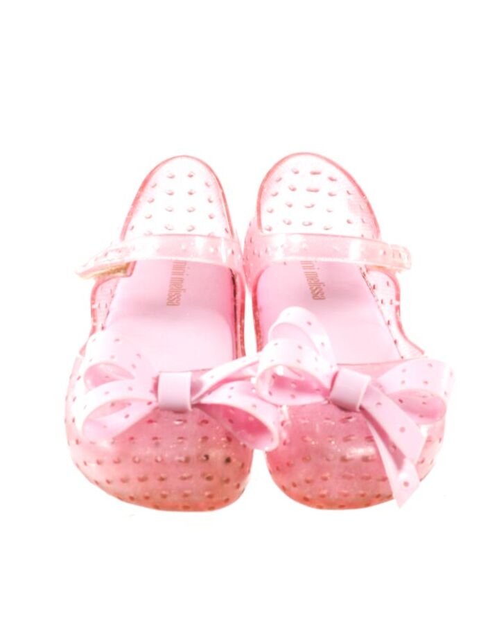 MINI MELISSA PINK RUBBER MARY JANES *SIZE TODDLER 10; NWT