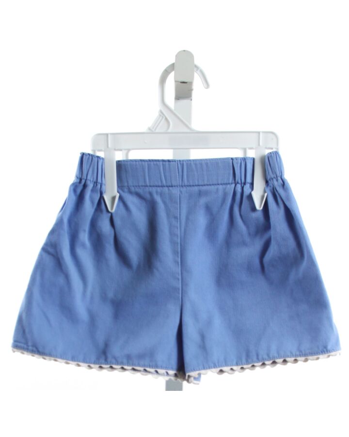 BELLA BLISS  BLUE PIQUE   SHORTS WITH RIC RAC