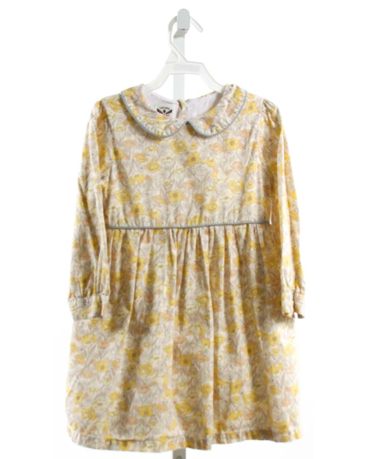 THE OAKS APPAREL   YELLOW  FLORAL  DRESS