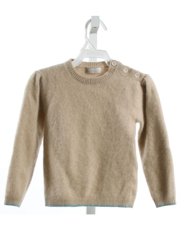 BELLA BLISS  BROWN CASHMERE   SWEATER