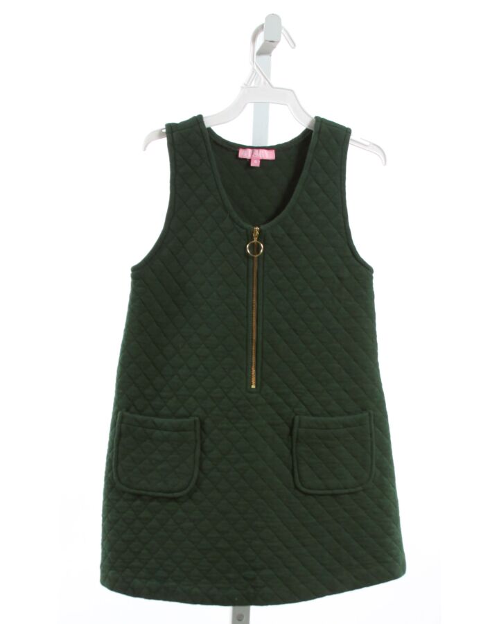 BISBY BY LITTLE ENGLISH  FOREST GREEN    KNIT DRESS