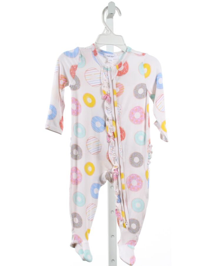ANGEL DEAR  MULTI-COLOR  PRINT  LAYETTE WITH RUFFLE