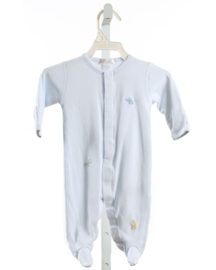KISSY KISSY  BLUE  STRIPED EMBROIDERED LAYETTE