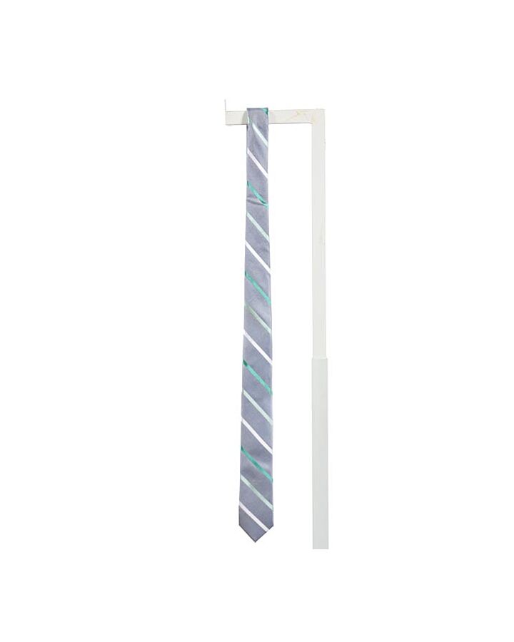 NORDSTROM  CHAMBRAY SILK STRIPED  ACCESSORIES - BELT/TIES 