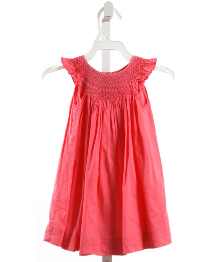 FEATHER BABY  HOT PINK   SMOCKED DRESS
