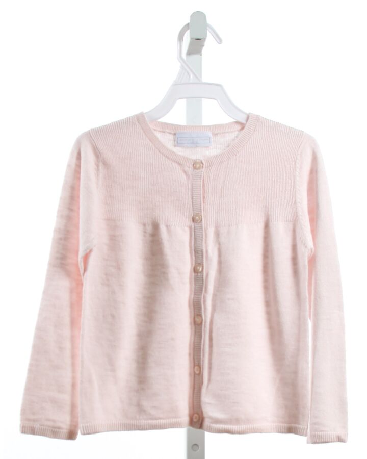 THE LITTLE WHITE COMPANY  LT PINK    CARDIGAN