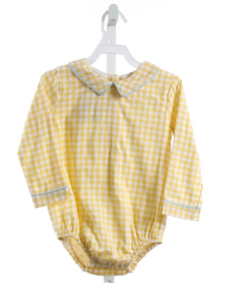 THE OAKS APPAREL   YELLOW  GINGHAM  BUBBLE