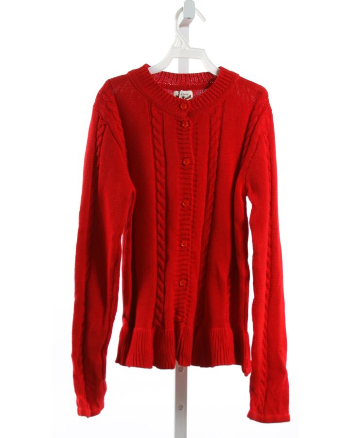 THE OAKS APPAREL   RED    CARDIGAN