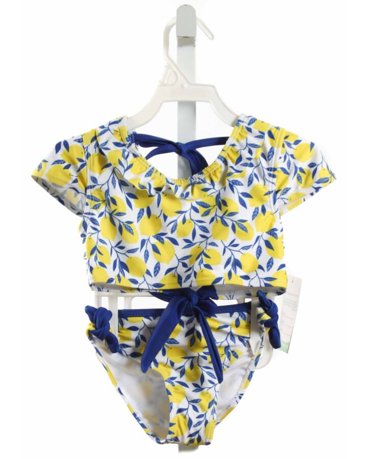 THE OAKS APPAREL   YELLOW   PRINTED DESIGN 2-PIECE SWIMSUIT