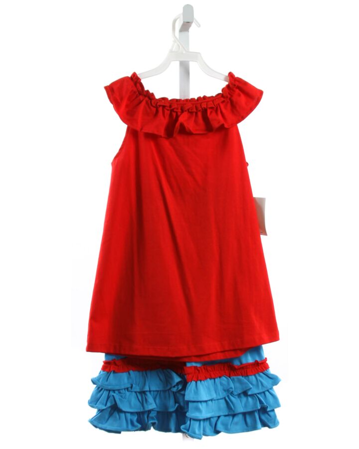 CASTLES & CROWNS  RED    2-PIECE OUTFIT WITH RUFFLE