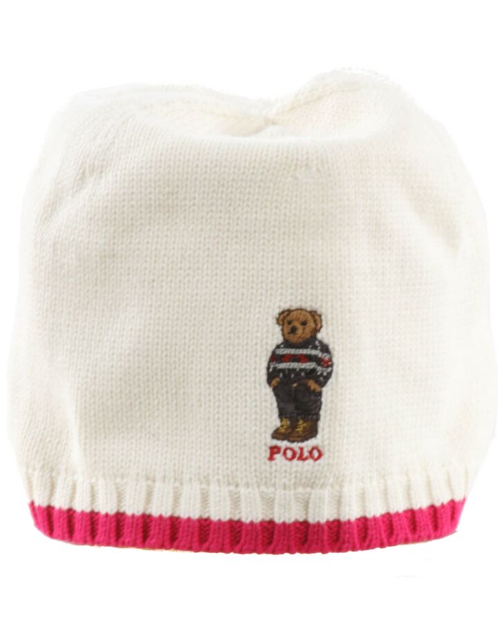 POLO BY RALPH LAUREN  WHITE    HAT