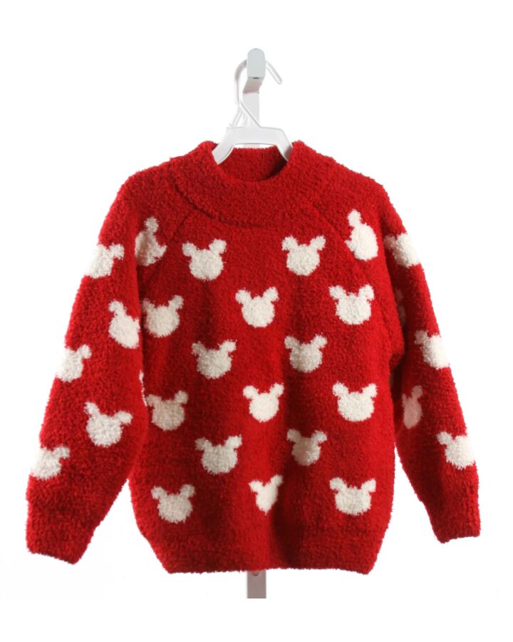 HANNA ANDERSSON  RED FLEECE   SWEATER