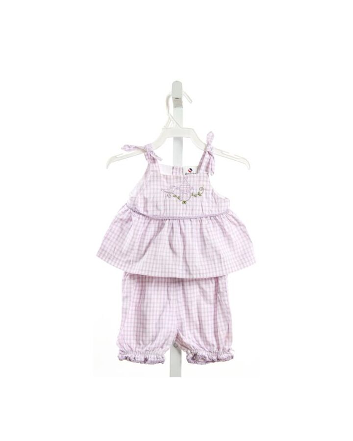 ABSORBA  PURPLE  GINGHAM  2-PIECE OUTFIT