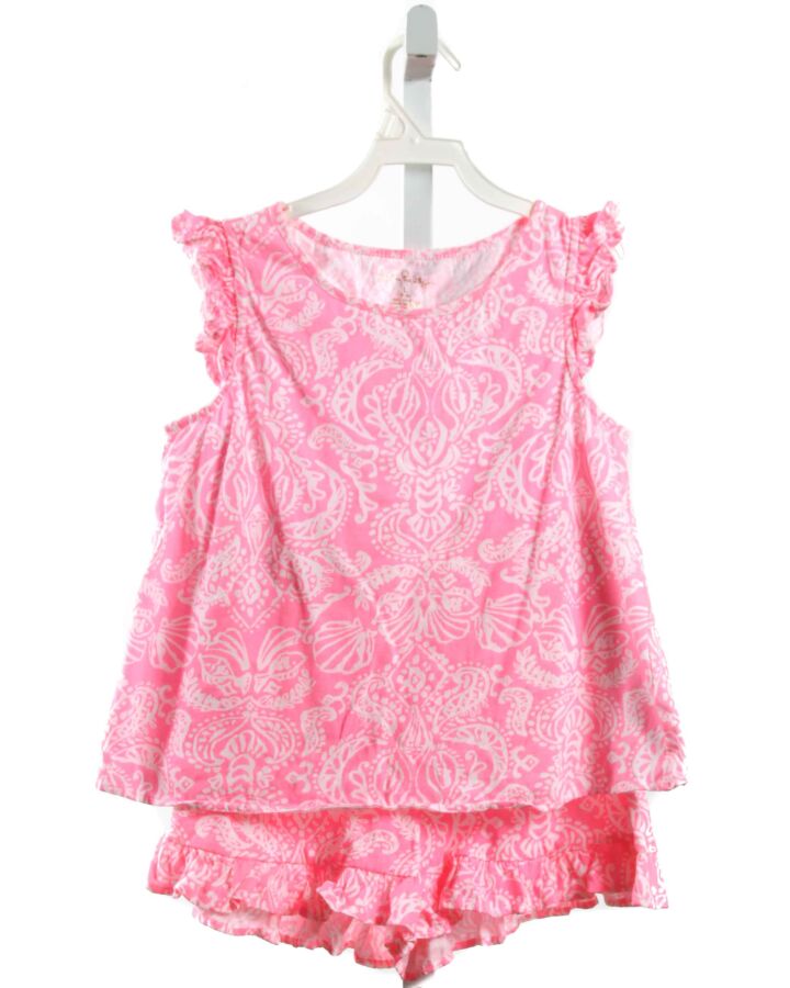 LILLY PULITZER  PINK   PRINTED DESIGN 2-PIECE OUTFIT