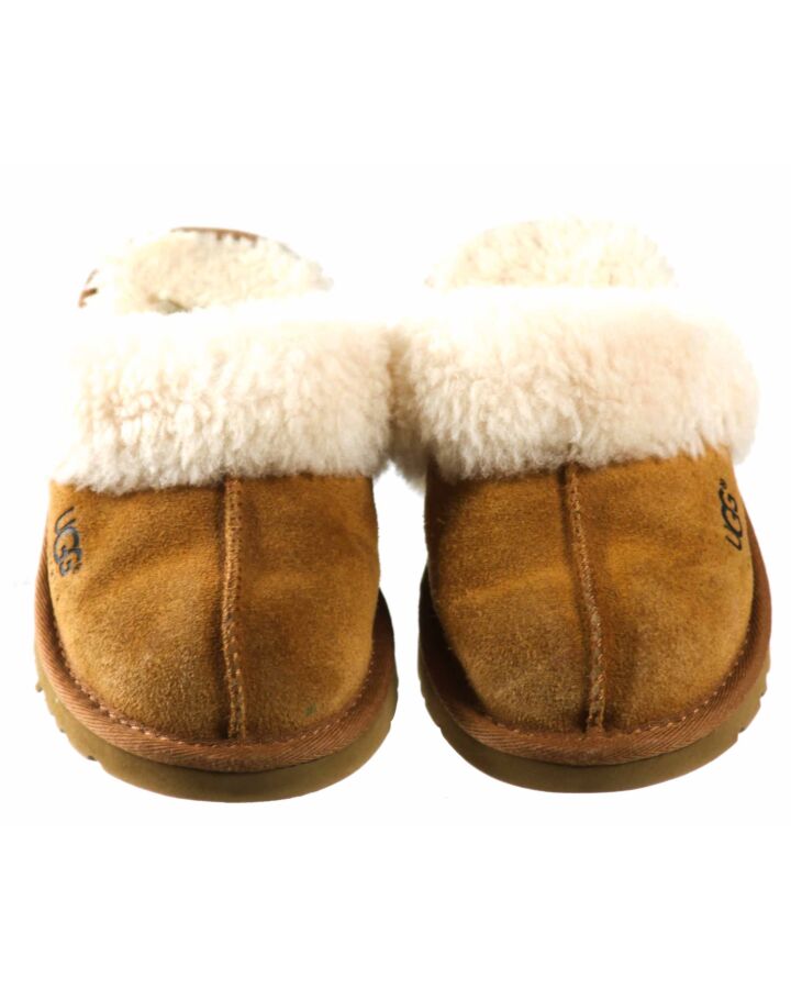 UGG BROWN SLIPPERS *NO SIZE TAG EQUIVALENT TO SIZE 13 *EUC SIZE TODDLER 13