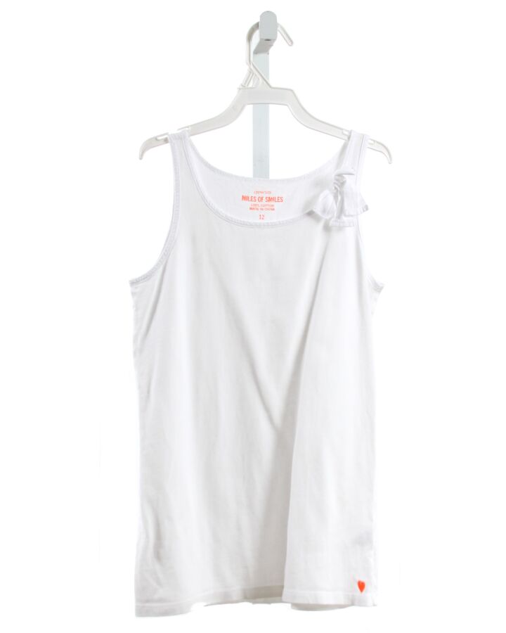 CREWCUTS  WHITE    KNIT TANK WITH BOW