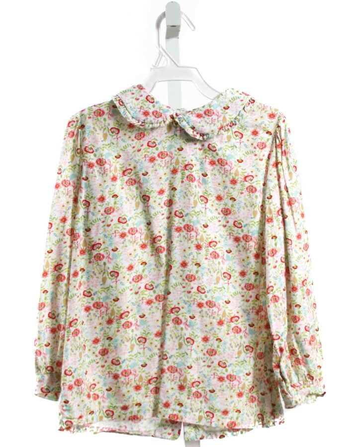 LITTLE ENGLISH  RED  FLORAL  SHIRT-LS