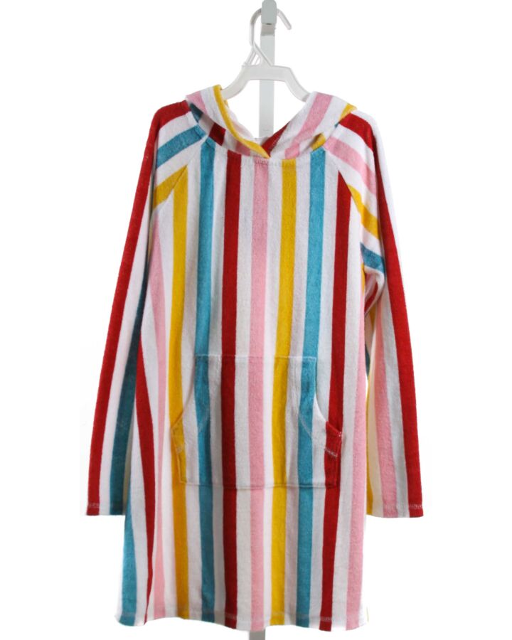 HANNA ANDERSSON  MULTI-COLOR TERRY CLOTH STRIPED  COVER UP 