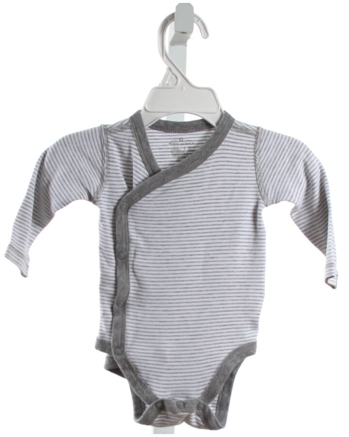 HANNA ANDERSSON  GRAY  STRIPED  LAYETTE 