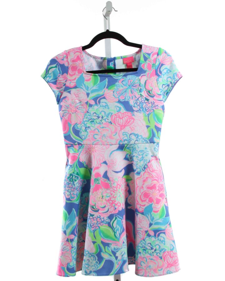 LILLY PULITZER  MULTI-COLOR  FLORAL  KNIT DRESS 