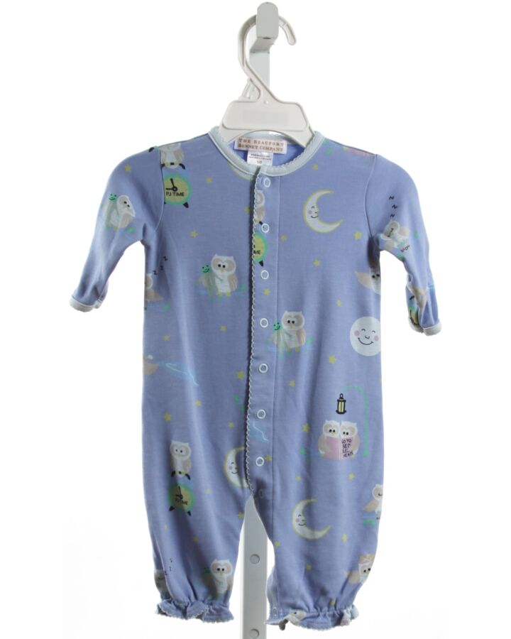 THE BEAUFORT BONNET COMPANY  BLUE  PRINT  LAYETTE WITH PICOT STITCHING