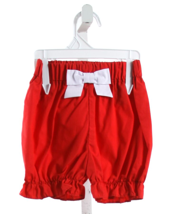 THE BEAUFORT BONNET COMPANY  RED    BLOOMERS WITH BOW