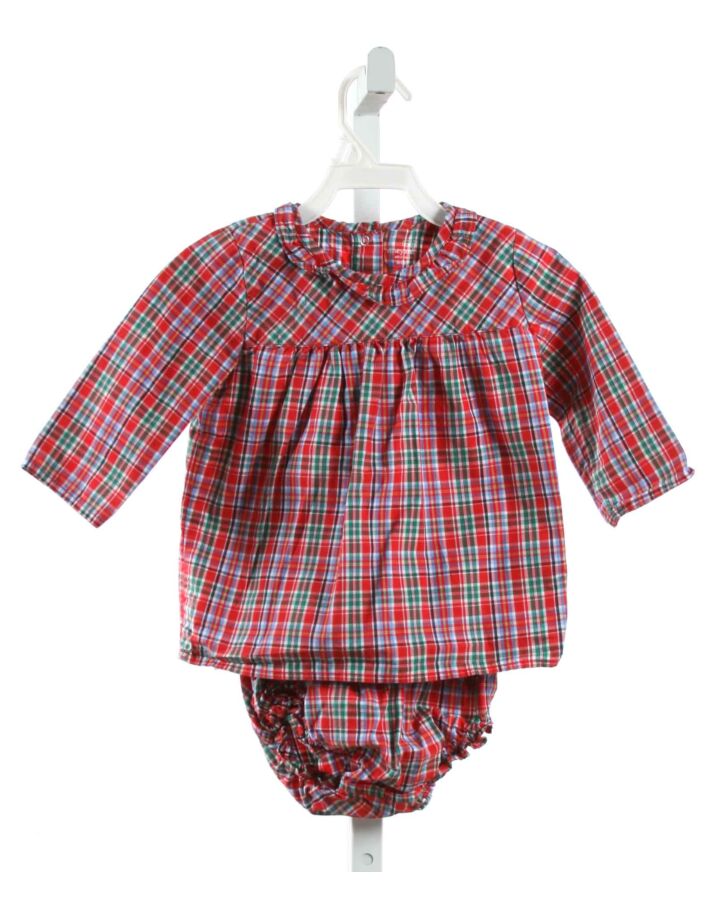VINEYARD VINES  RED  PLAID  2-PIECE OUTFIT