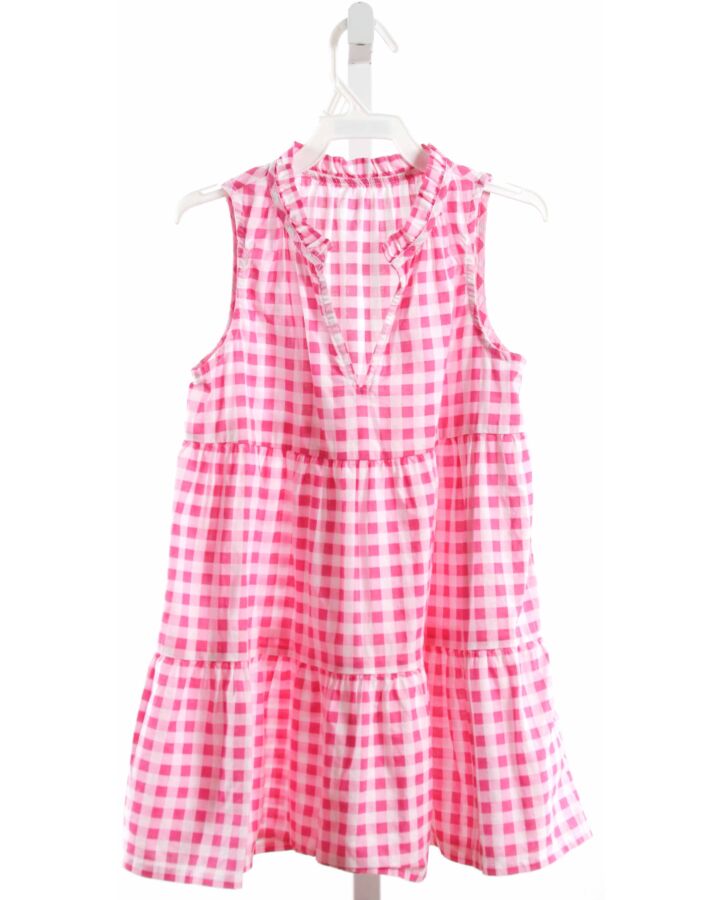 CREWCUTS  PINK  GINGHAM  COVER UP