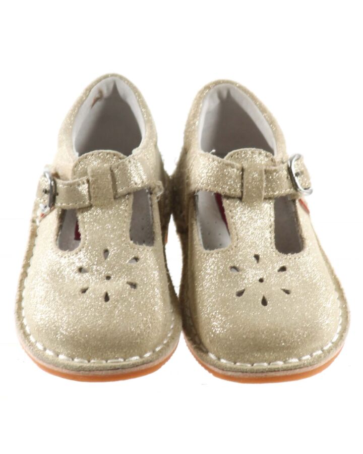L'AMOUR GOLD MARY JANES  *VGU SIZE TODDLER 7
