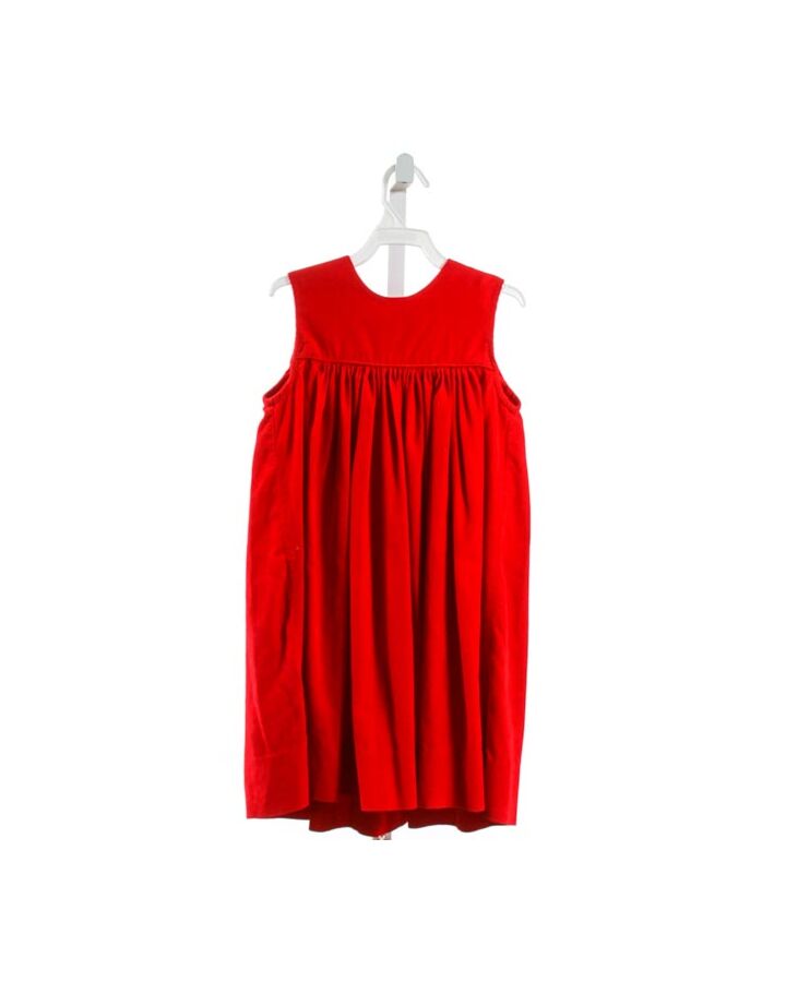 RAGSLAND  RED CORDUROY  DRESS