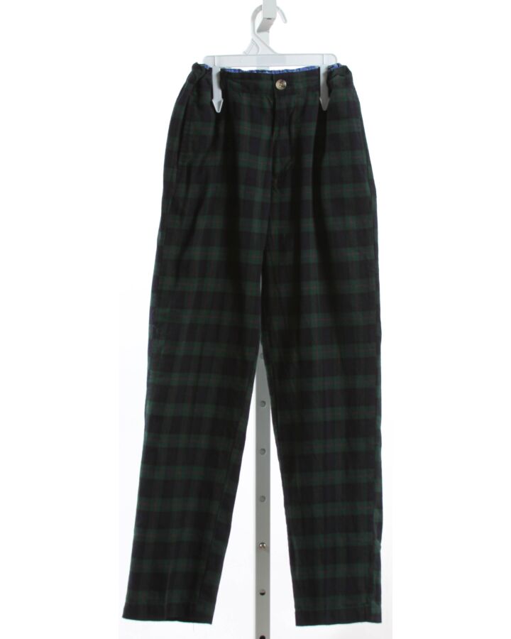 J. BAILEY  FOREST GREEN  PLAID  PANTS