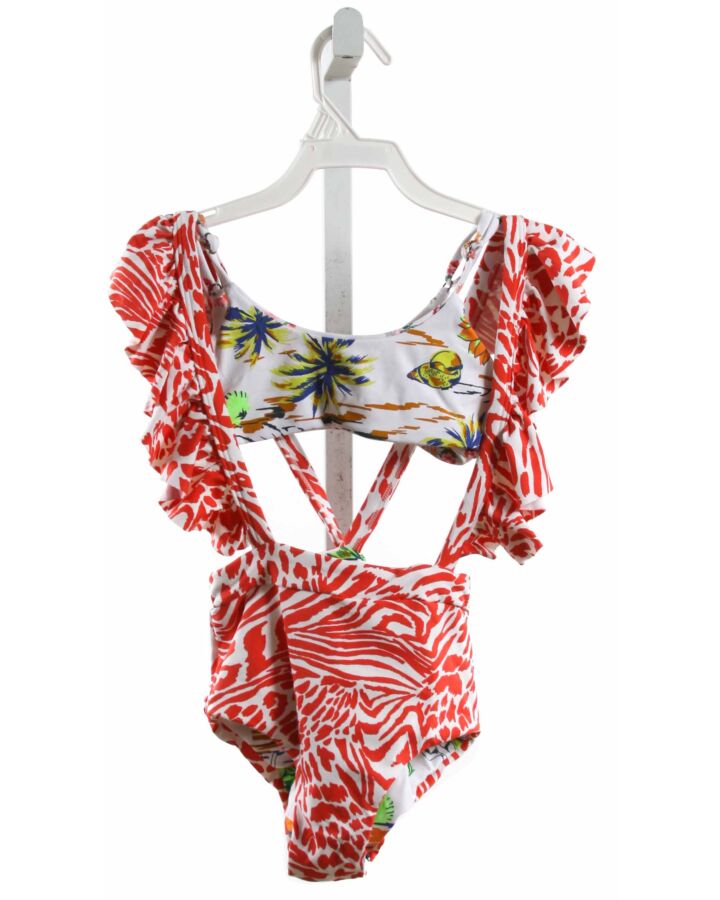 NO TAG  RED    2-PIECE SWIMSUIT