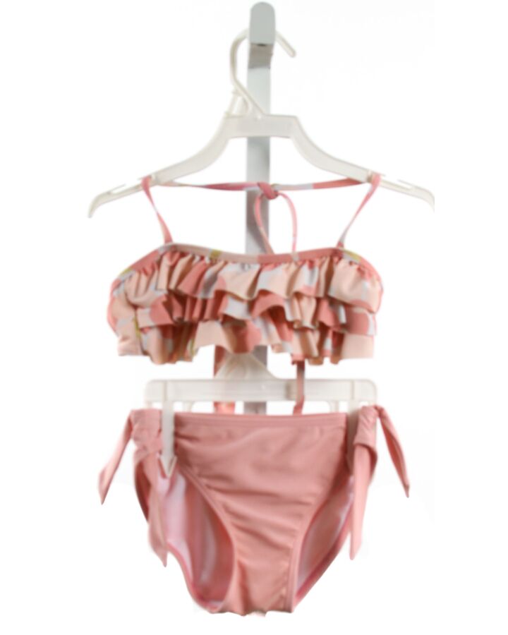 SNAPPER ROCK  PINK    2-PIECE SWIMSUIT WITH RUFFLE