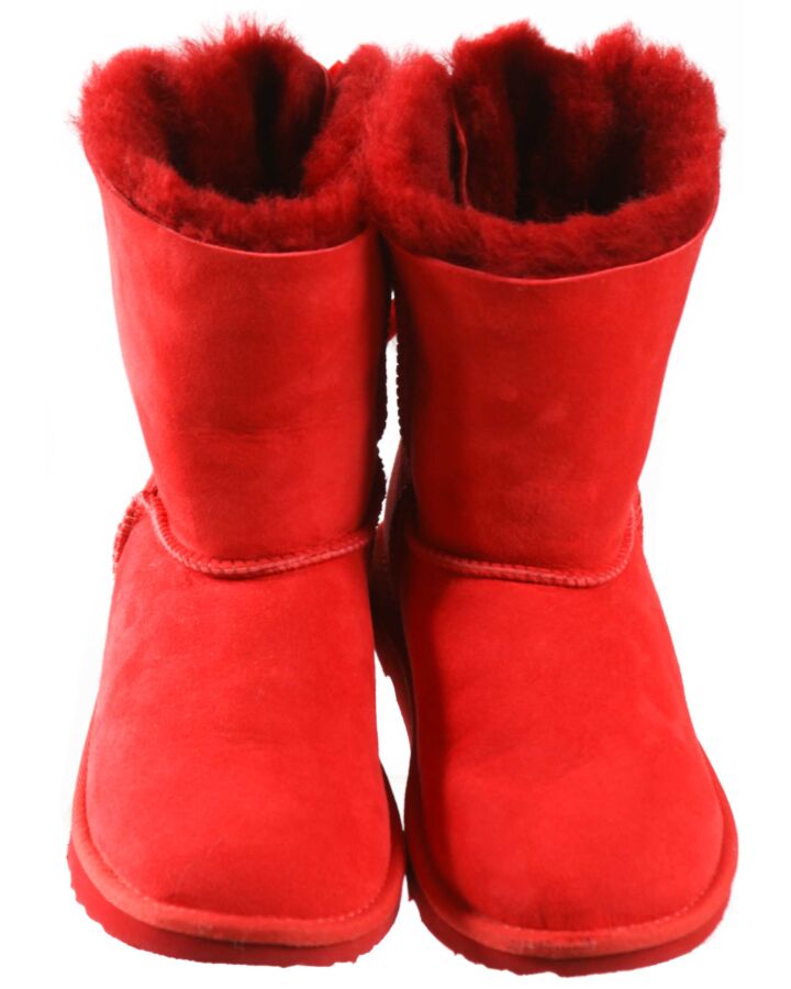UGG RED BOOTS  *EUC SIZE CHILD 4
