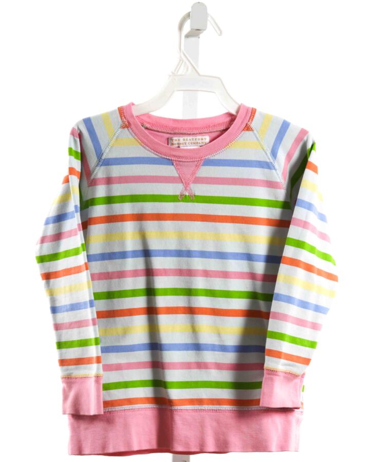 THE BEAUFORT BONNET COMPANY  MULTI-COLOR KNIT STRIPED  PULLOVER