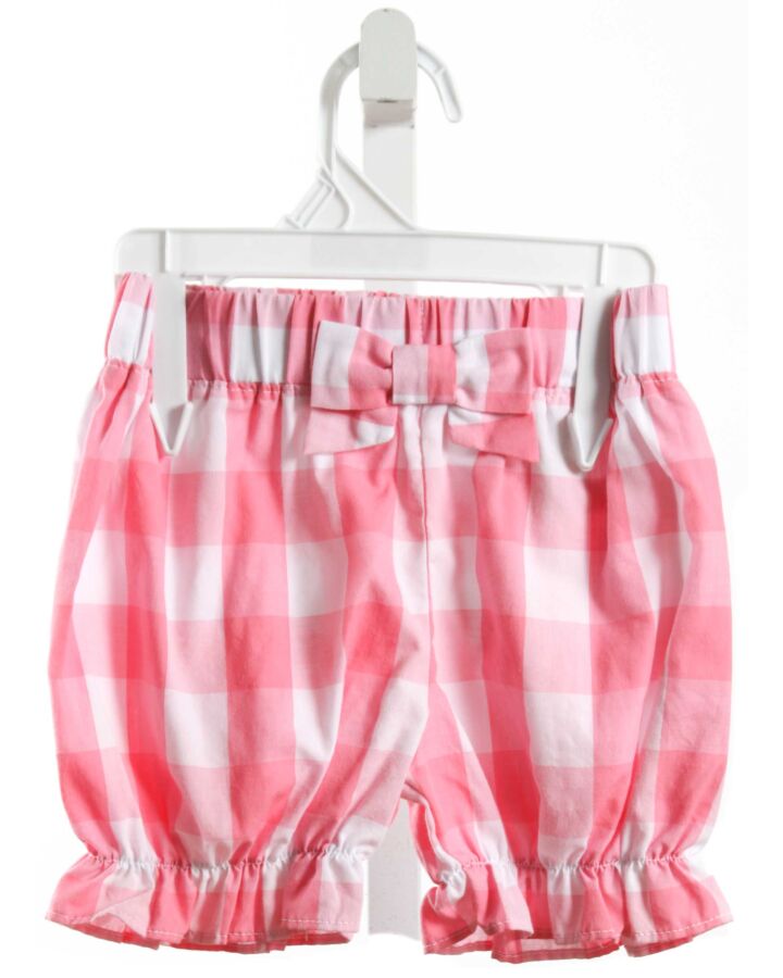 THE BEAUFORT BONNET COMPANY  PINK  GINGHAM  BLOOMERS