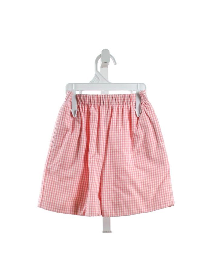KATE & LIBBY  PINK  GINGHAM  SHORTS
