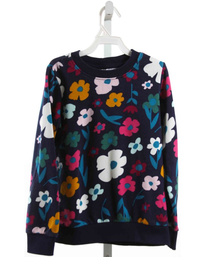 HANNA ANDERSSON  NAVY  FLORAL  SWEATER