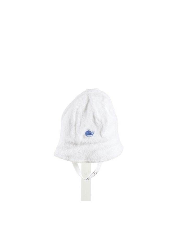 KISSY KISSY  WHITE TERRY CLOTH  EMBROIDERED ACCESSORIES - HEADWEAR 