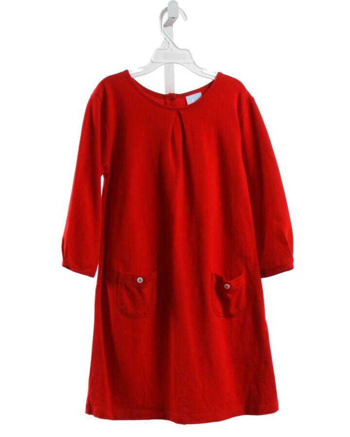 BELLA BLISS  RED PIQUE   KNIT DRESS