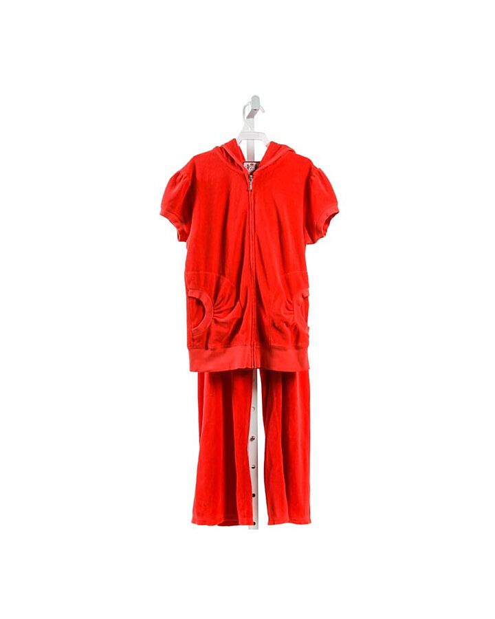 JUICY COUTURE  RED TERRY CLOTH   2-PIECE OUTFIT 