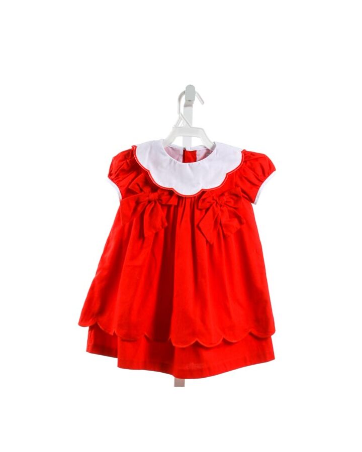 SOPHIE & LUCAS  RED  DRESS WITH BOW