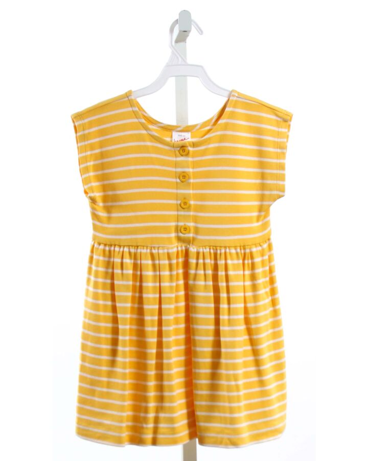 HANNA ANDERSSON  YELLOW  STRIPED  KNIT DRESS