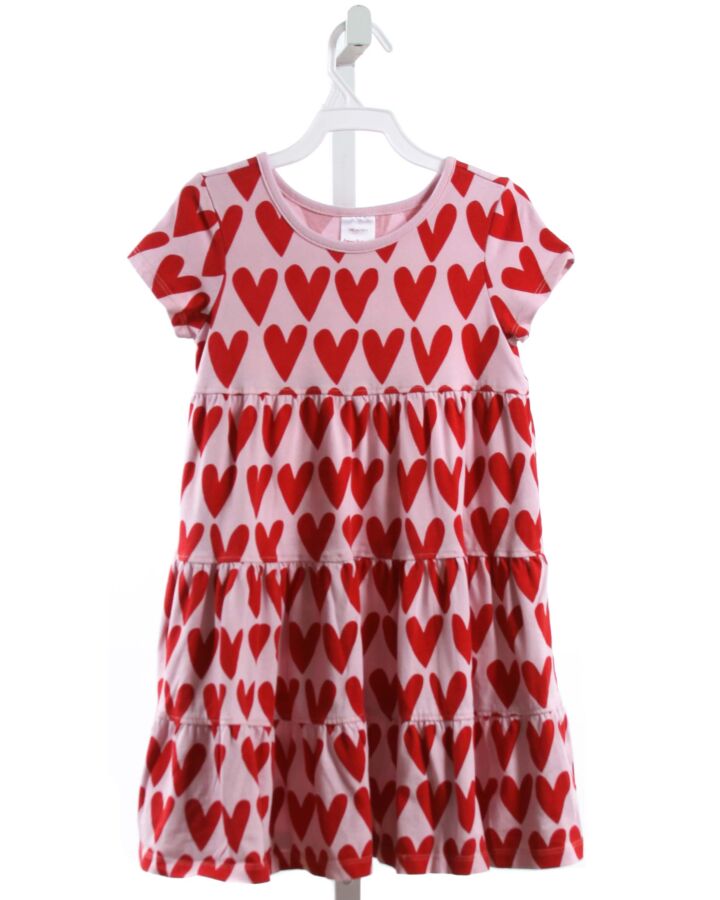 HANNA ANDERSSON  RED  PRINT  KNIT DRESS