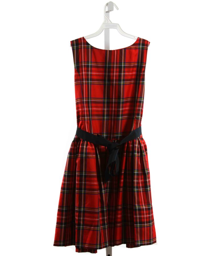 CREWCUTS  RED  PLAID  PARTY DRESS