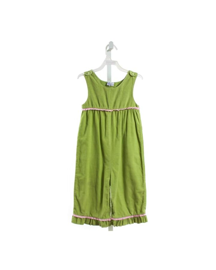 ORIENT EXPRESSED  LIME GREEN CORDUROY  LONGALL/ROMPER