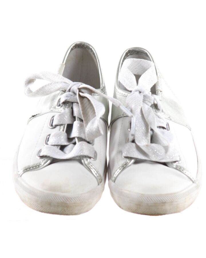 KEDS SILVER SHOES *SIZE TODDLER 14; GUC - MINOR WEAR/STAINS
