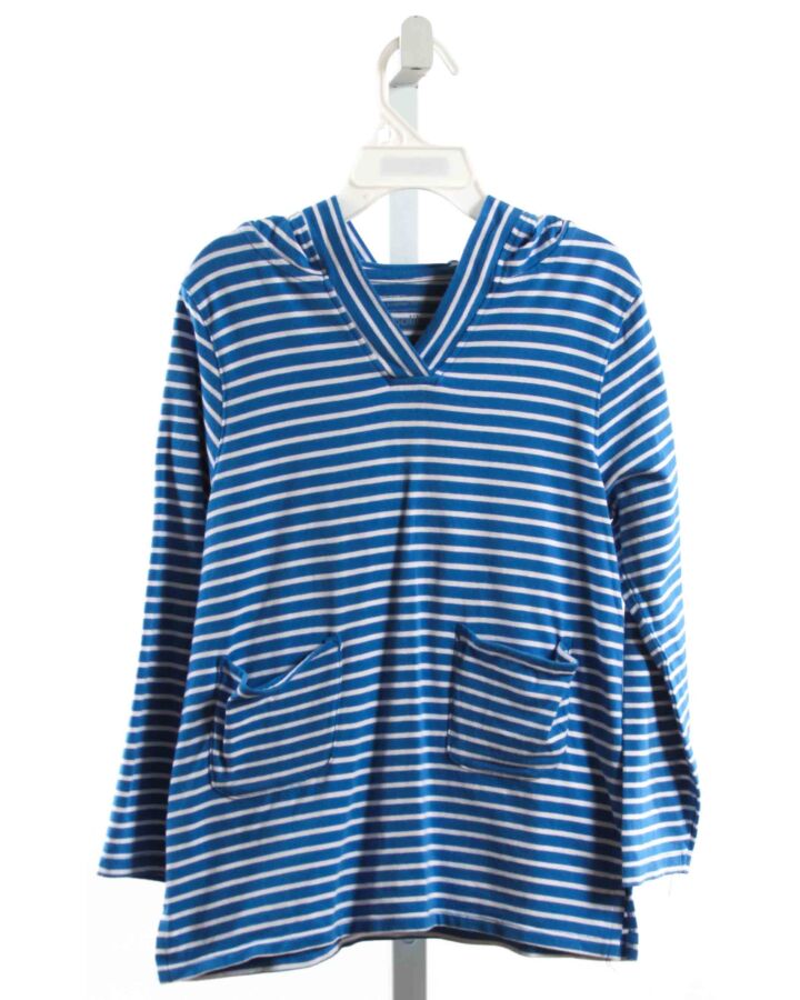 COOLIBAR  BLUE KNIT STRIPED  COVER UP