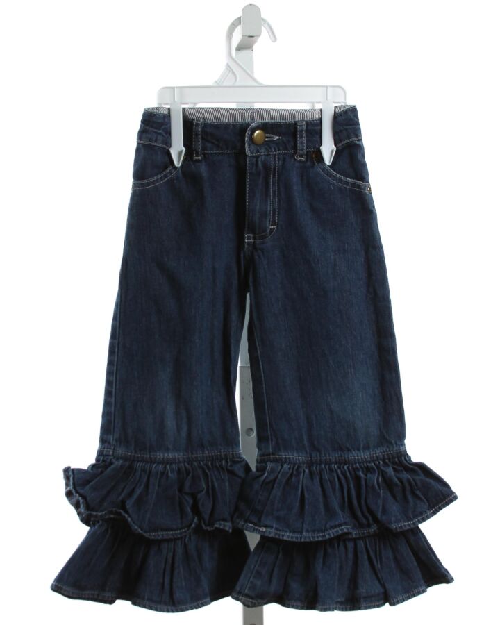 PERSNICKETY  DENIM    JEANS WITH RUFFLE