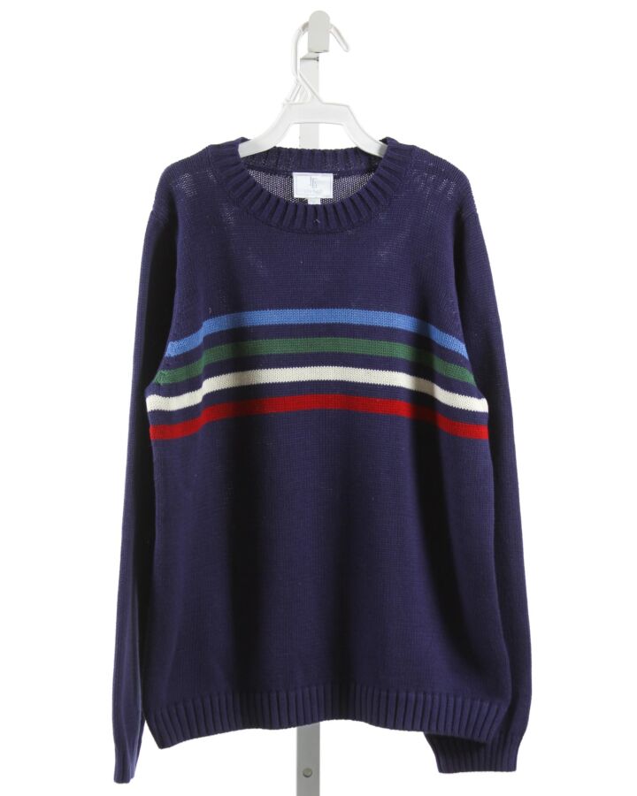 LITTLE ENGLISH  NAVY  STRIPED  SWEATER 